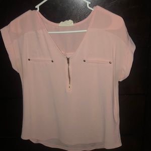 Pink blouse